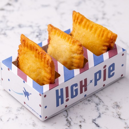 Three hand pies from The Famous High Pie, the new Oceanside bakery in the house from the original "Top Gun" movie. It's getting lots of traffic now that "Top Gun: Maverick" is out.