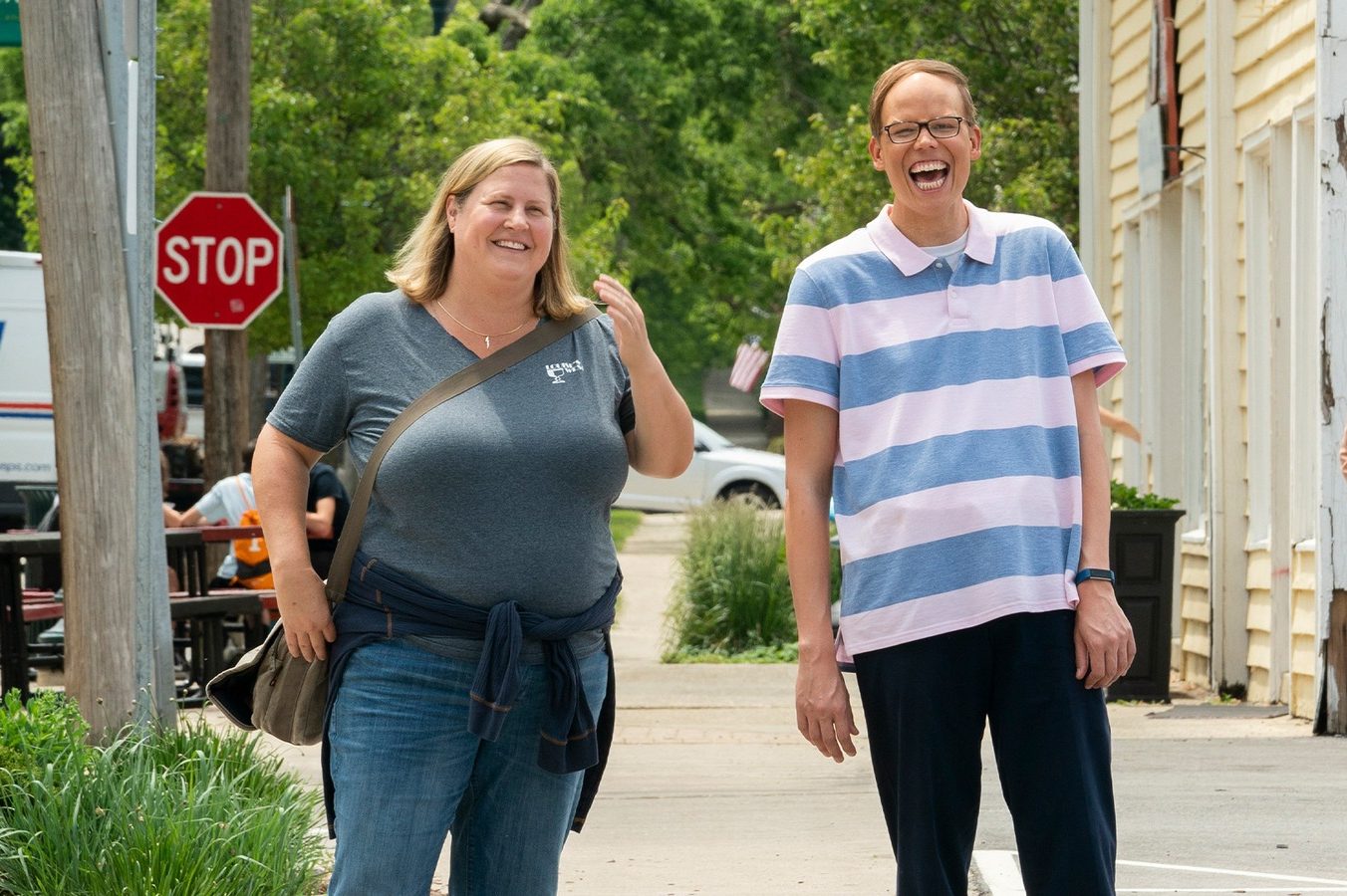 Bridget Everett and Jeff Hiller in "Somebody Somewhere"