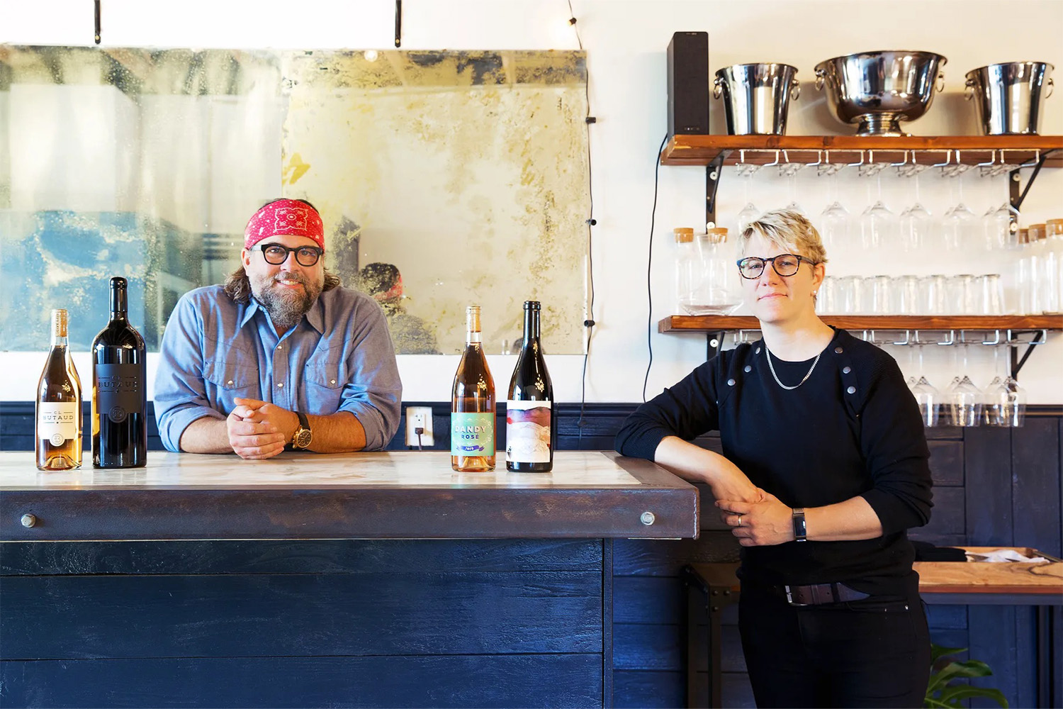 Texas AVA winemakers Randy Hester and Rae Wilson