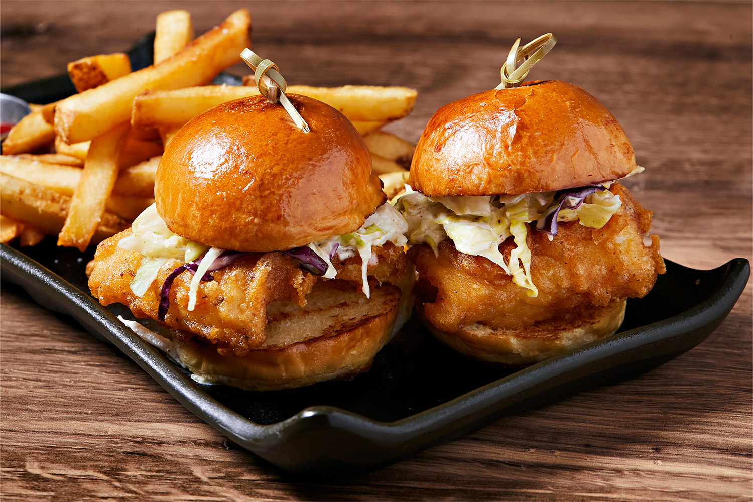 Beer Battered Fish Sliders