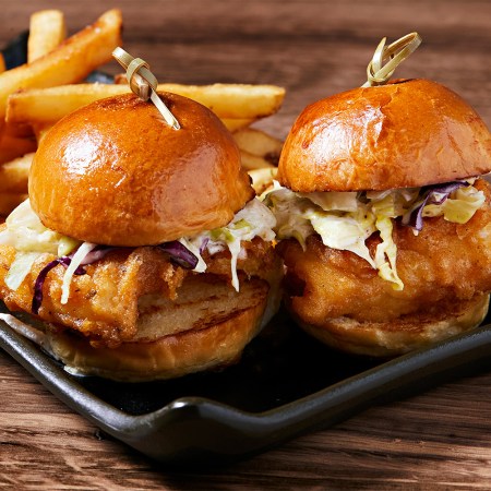 Beer Battered Fish Sliders