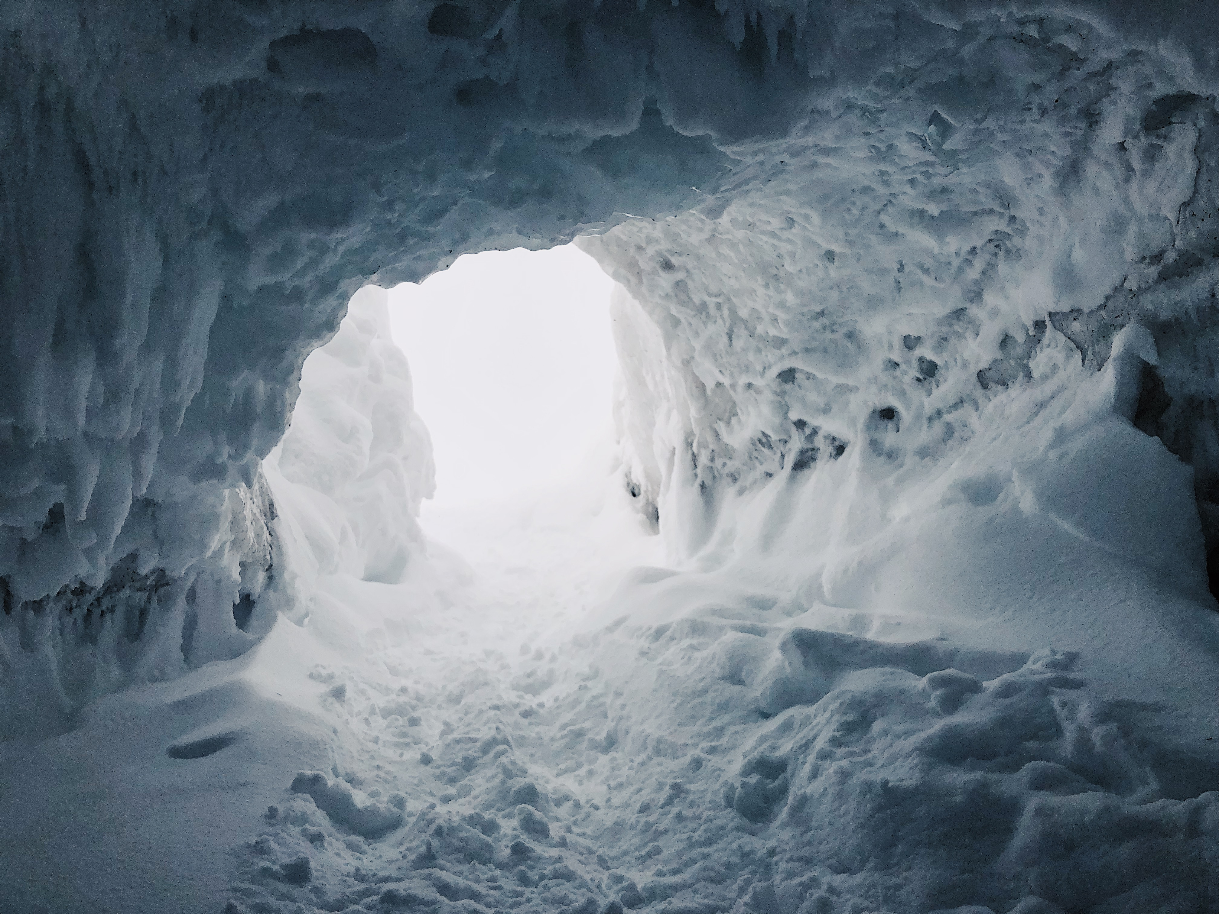 A snow cave in Canada. Some companies are replicating this environment in the form of manmade snow grottos.