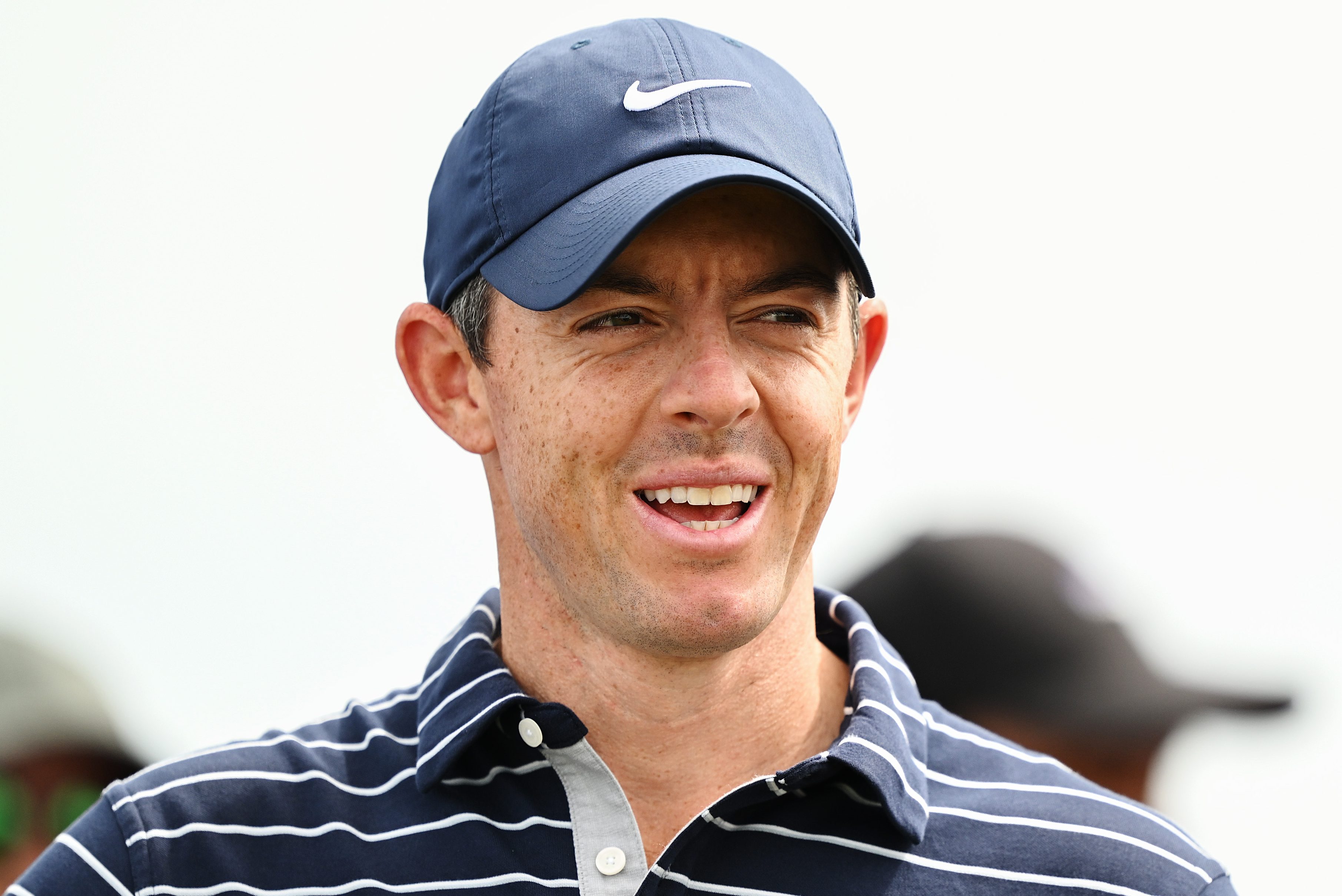 Rory McIlroy during a practice round prior to The 150th Open at St Andrews Old Course in Scotland