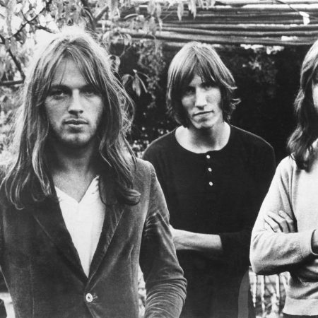 Pink Floyd, (L-R: Nick Mason, Dave Gilmour, Roger Waters and Rick Wright) pose for a publicity shot circa 1973.