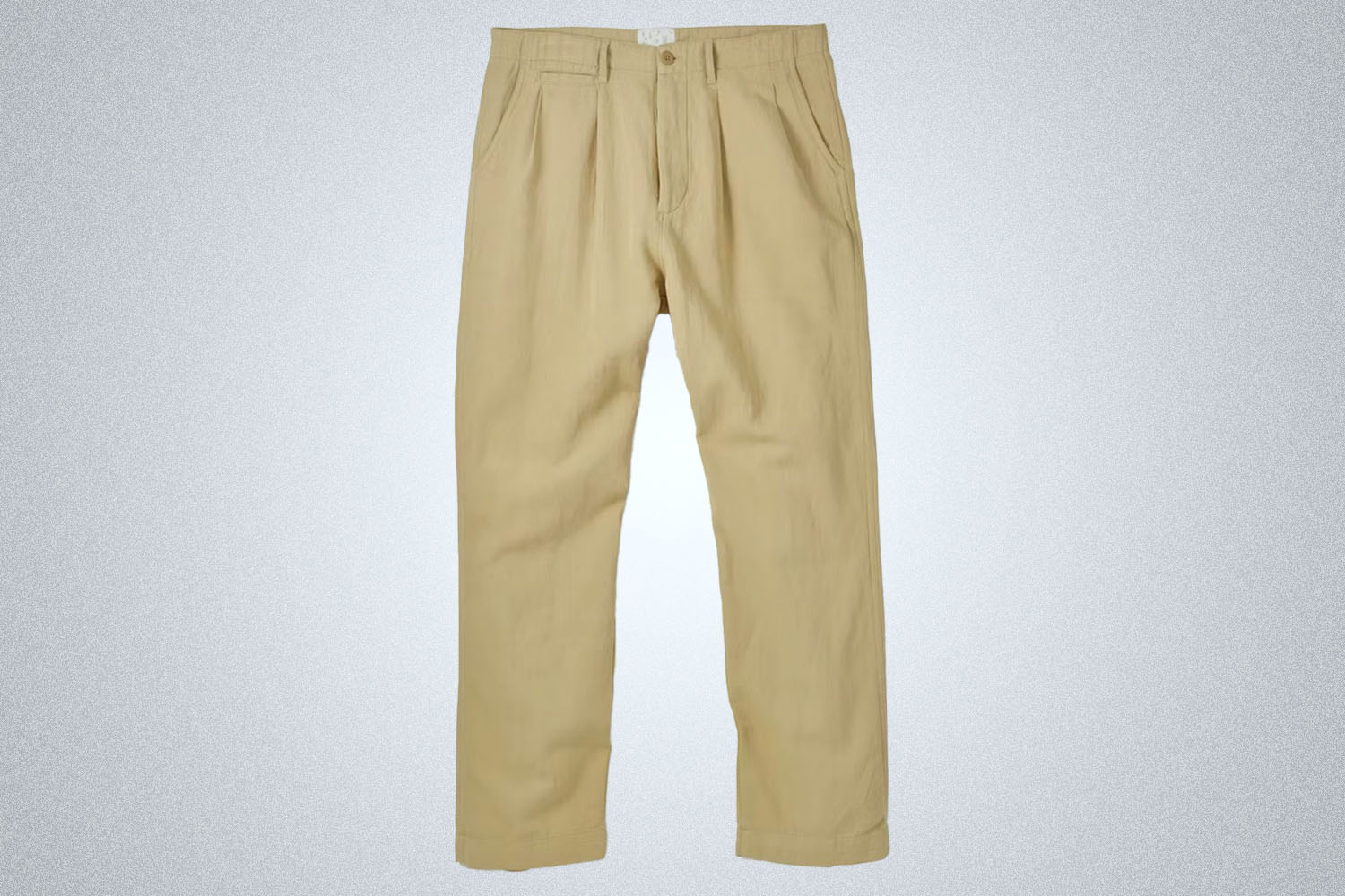 Wythe Pleated Cotton Linen Chino