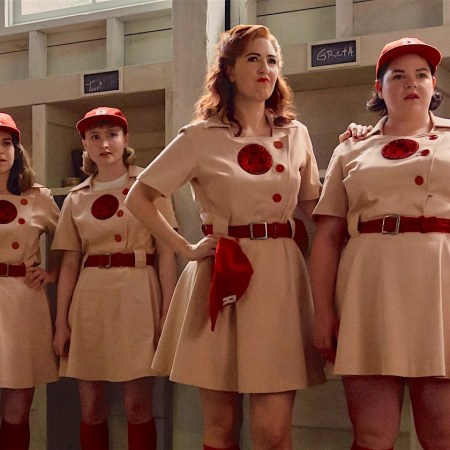 A scene from Amazon's "A League of Their Own"