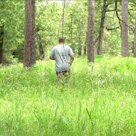 Kyle Lybarger in a meadow