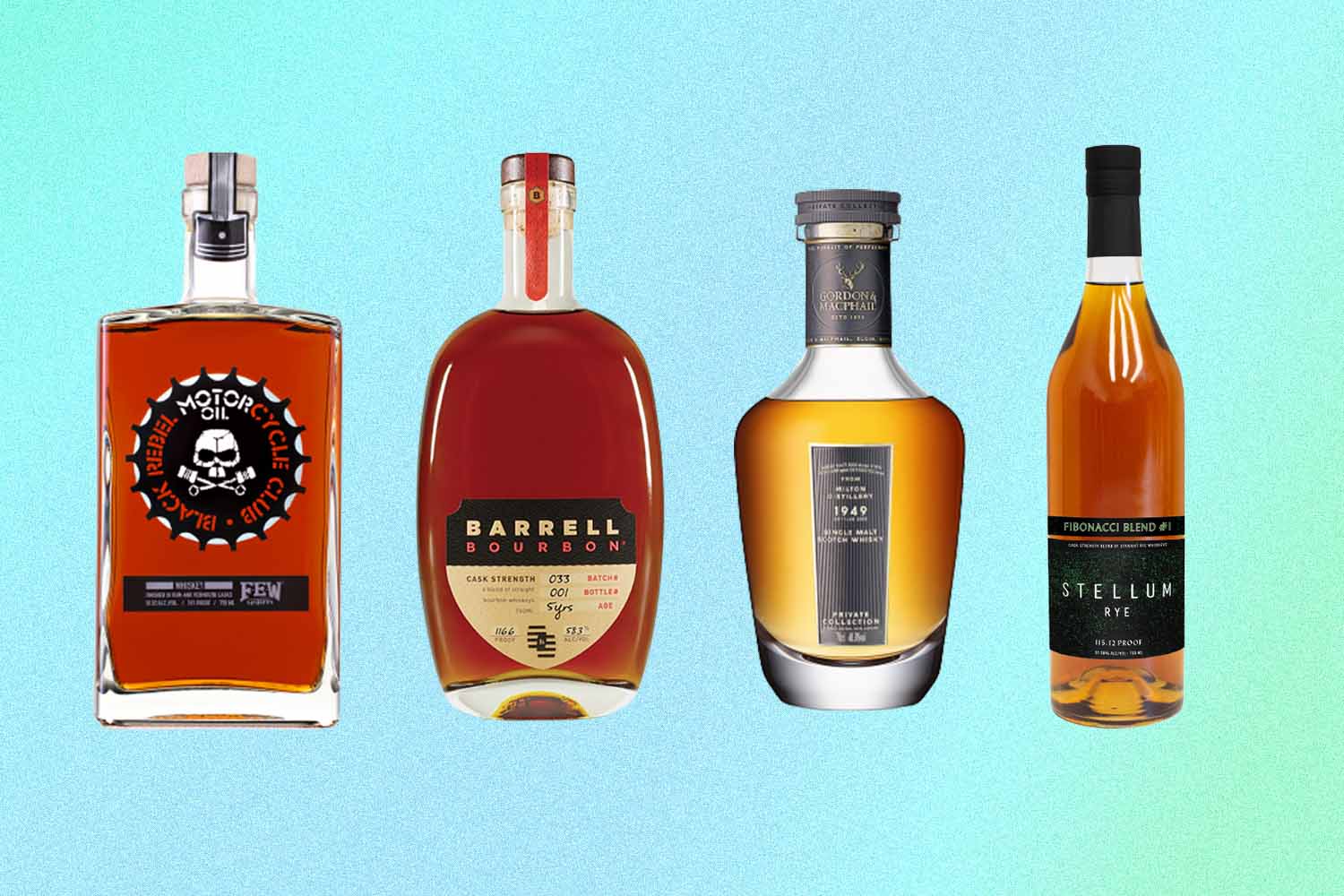 four recommended whiskey bottles for August 2022