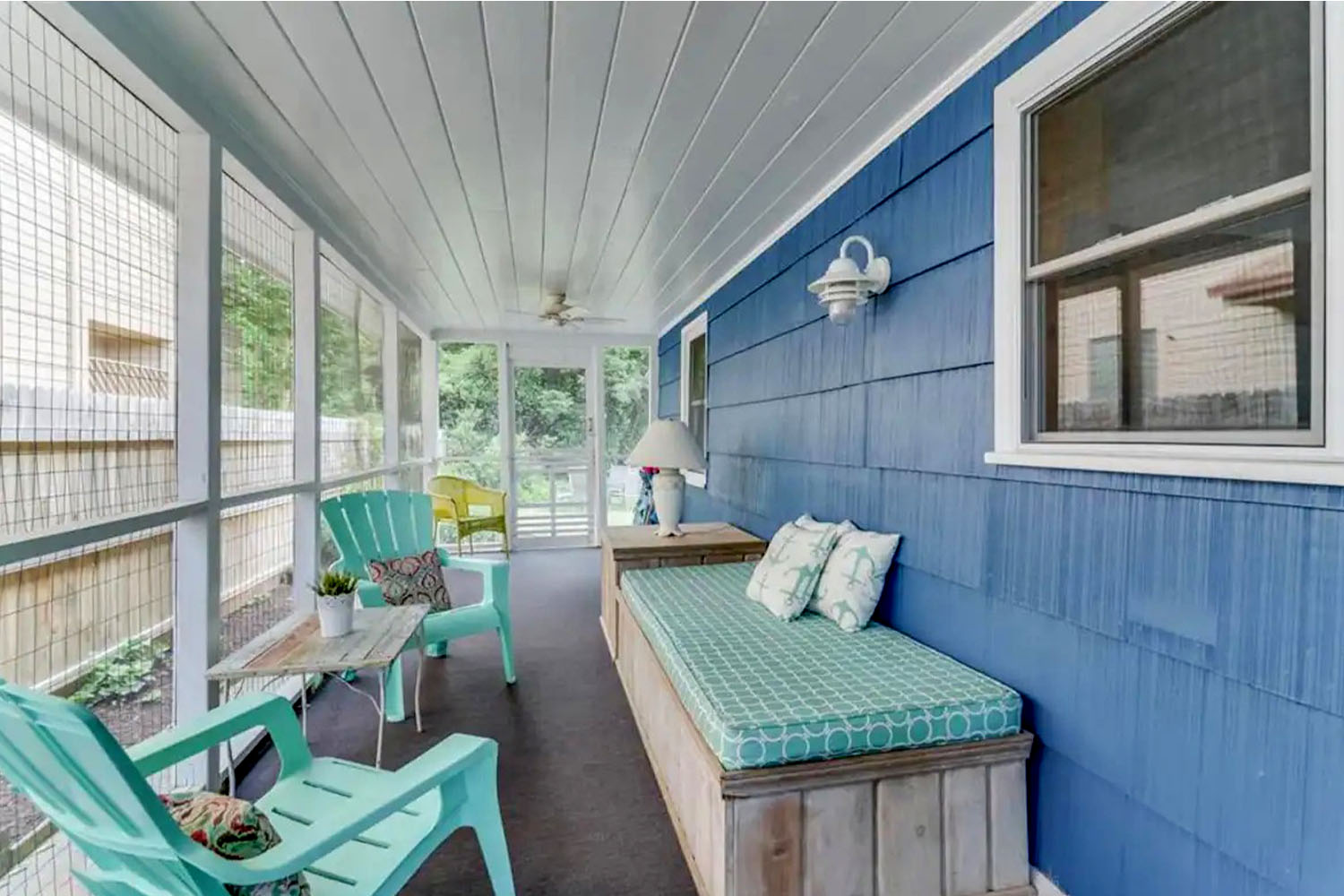 Porch of beach house