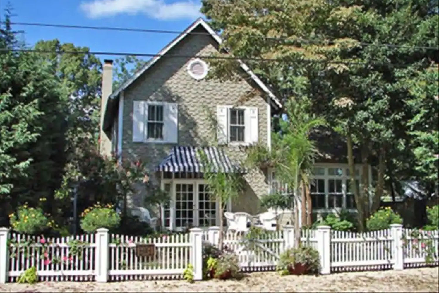 Exterior of beach house