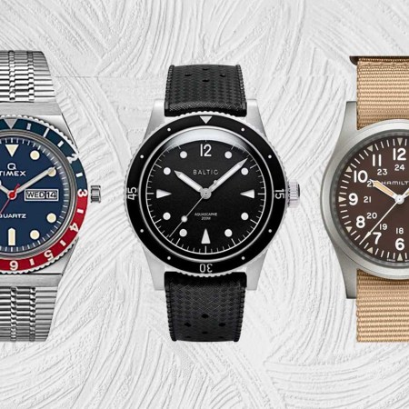 The Timex Q Timex, Baltic Aquascaphe and Hamilton Khaki Field Mechanical, a few of the best watches under $1,000