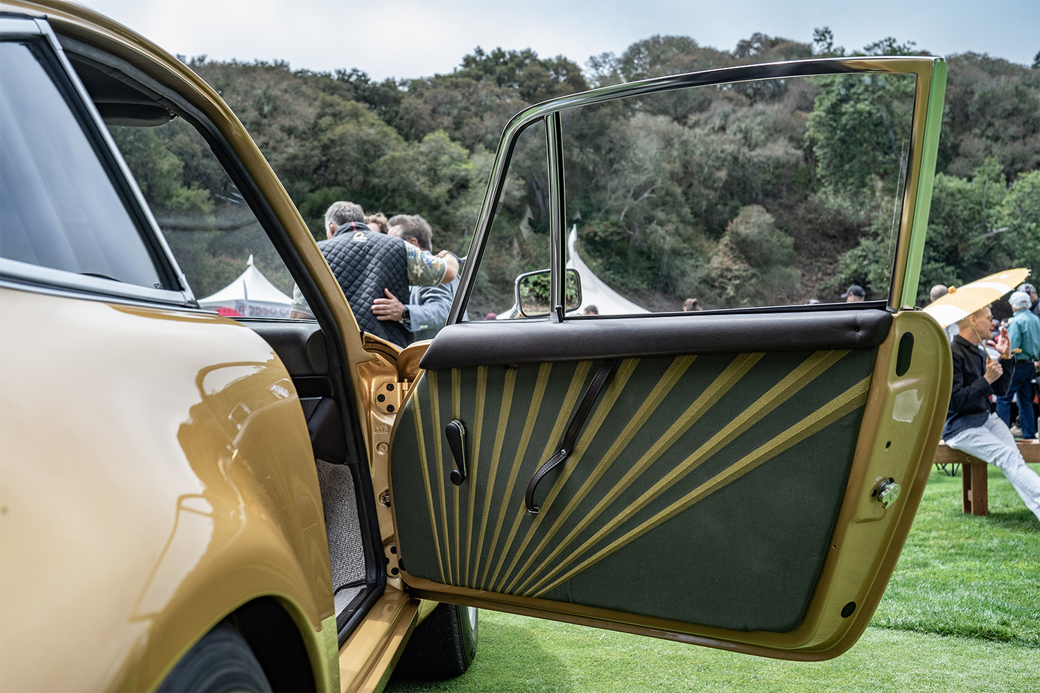 Interior of Porsche