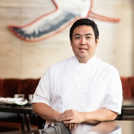 Chef Keita Tominaga of Japanese restaurant PABU Izakaya in San Francisco. He is the son of the late Chef Ken Tominaga.