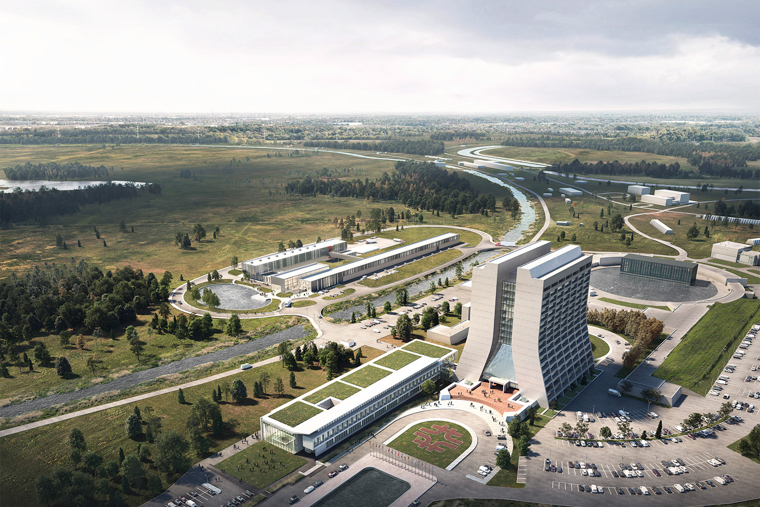 Fermilab in Batavia is a 6,800 acre National Environmental Research Park and many areas are open to the public.