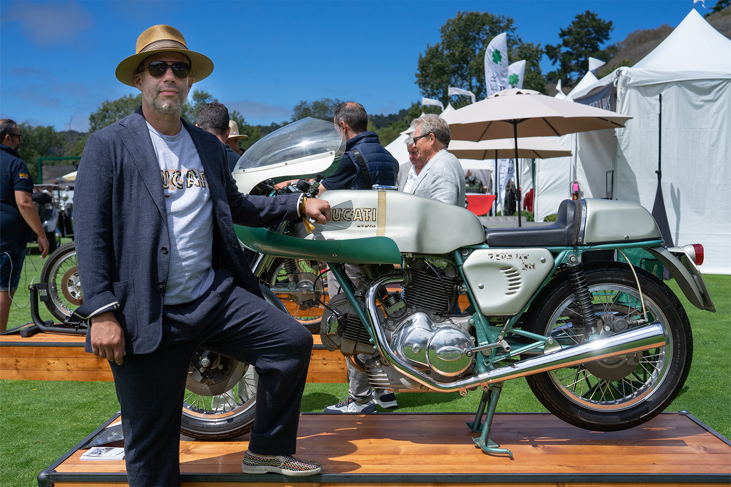 Peter Boggia of Brooklyn's renown restoration shop Moto Borgotaro