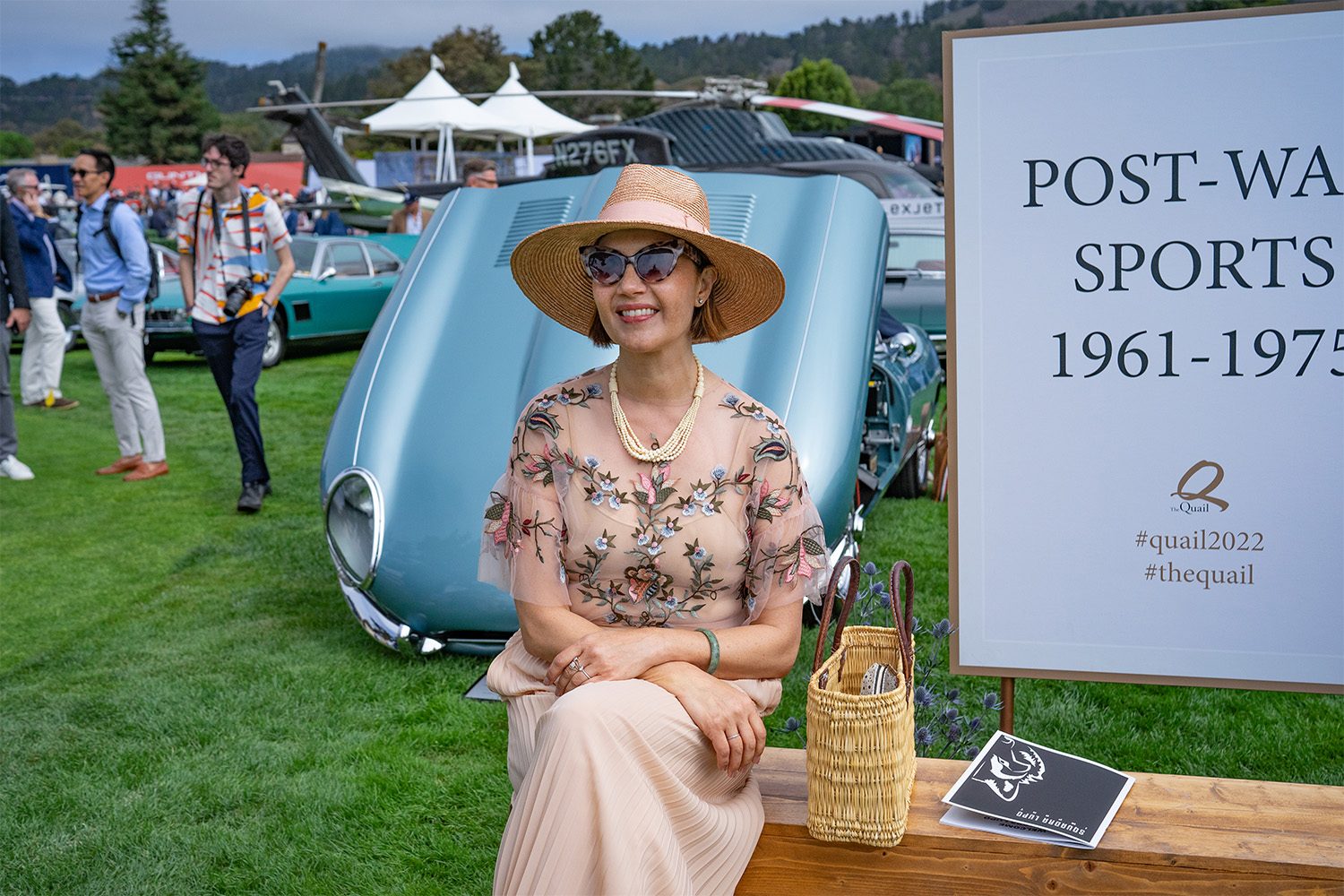 Spectator at the Rolex Monterey Motorsports Reunion