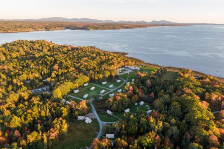 Under Canvas Acadia, a glamping campground perfect for fall travel, along with the other tiny homes, tens and trailers we've rounded up