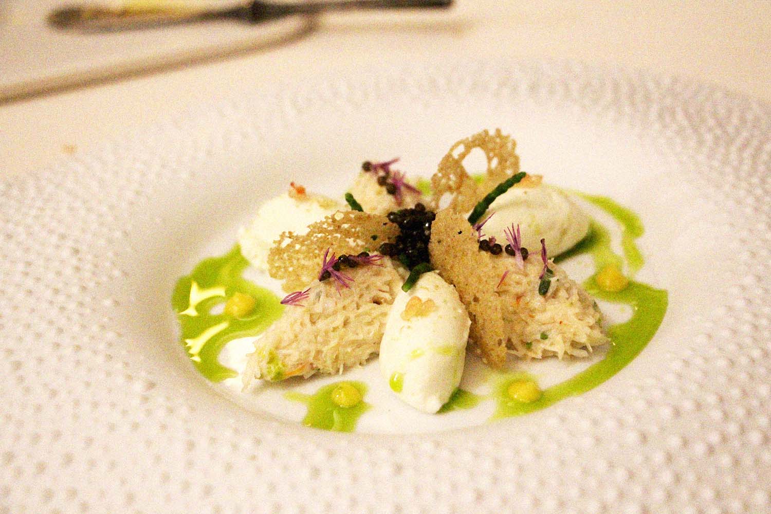 A featured dish at Bernard-Loiseau