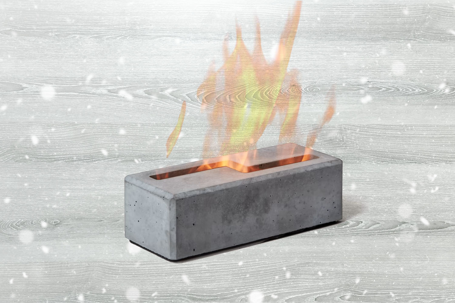 FLIKR XL Personal Concrete Fireplace