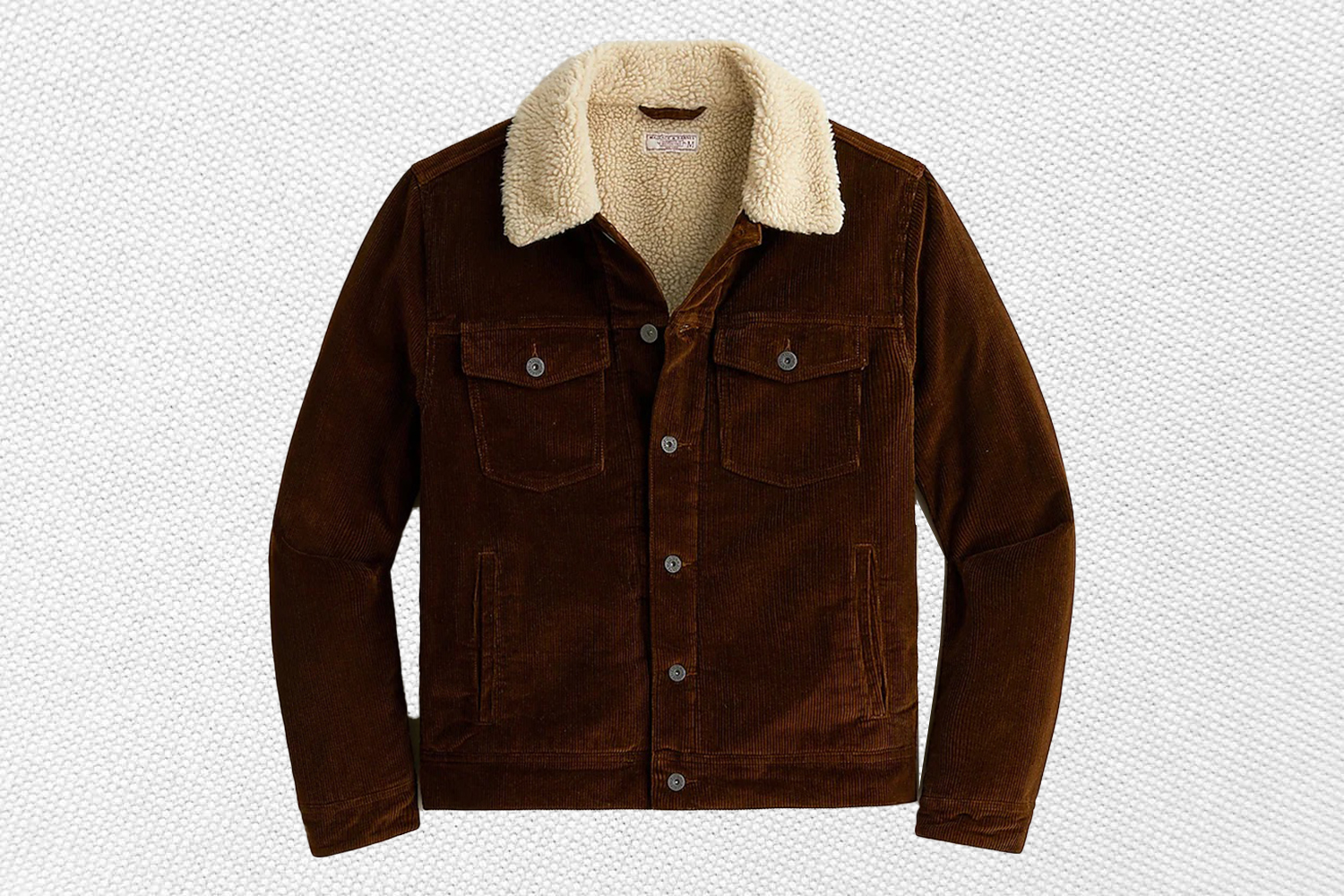 J.Crew Sherpa-Lined Corduroy Jacket