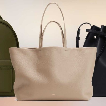 A collage of women's bag brands that every guy should know