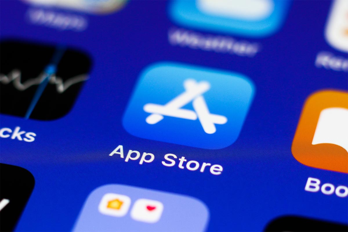 The App Store icon on an iPhone. The app store is being accused of recommending gambling apps while people are searching for therapy and addiction apps.