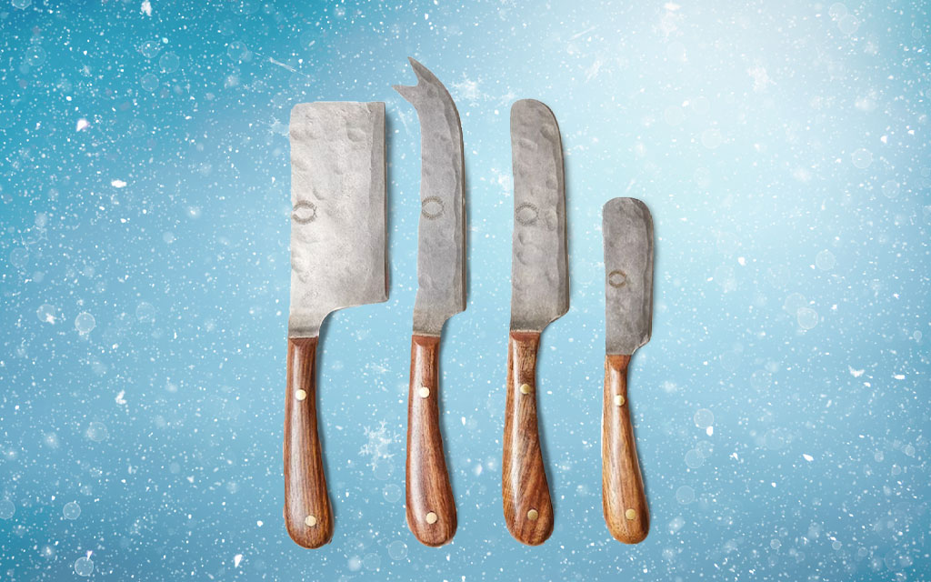 Farmhouse Pottery Artisan Forged Cheese Knives