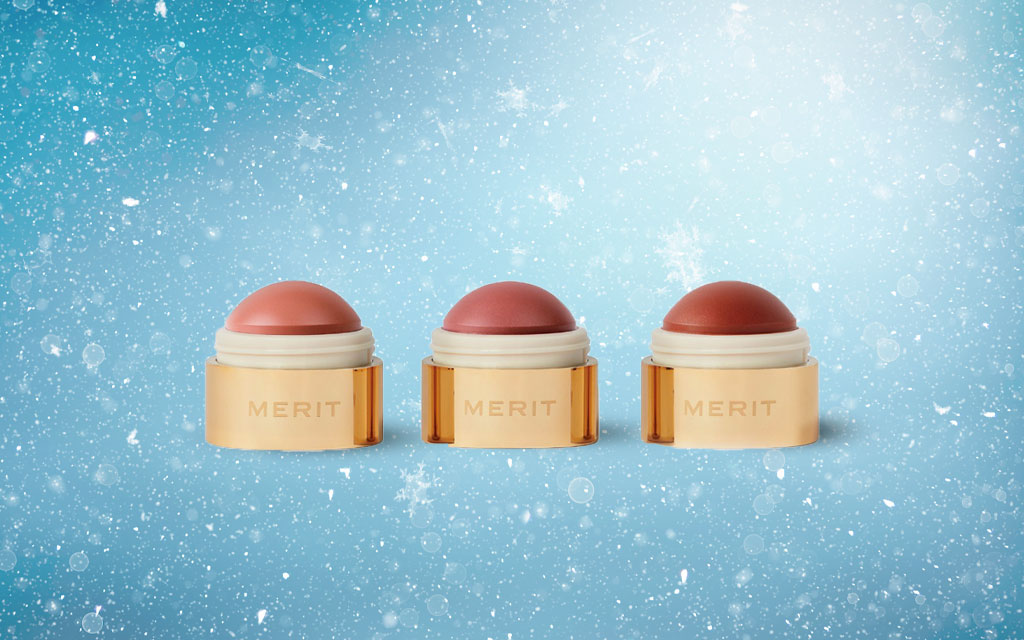 Merit Mini Flush Balm Cream Blush Trio Set