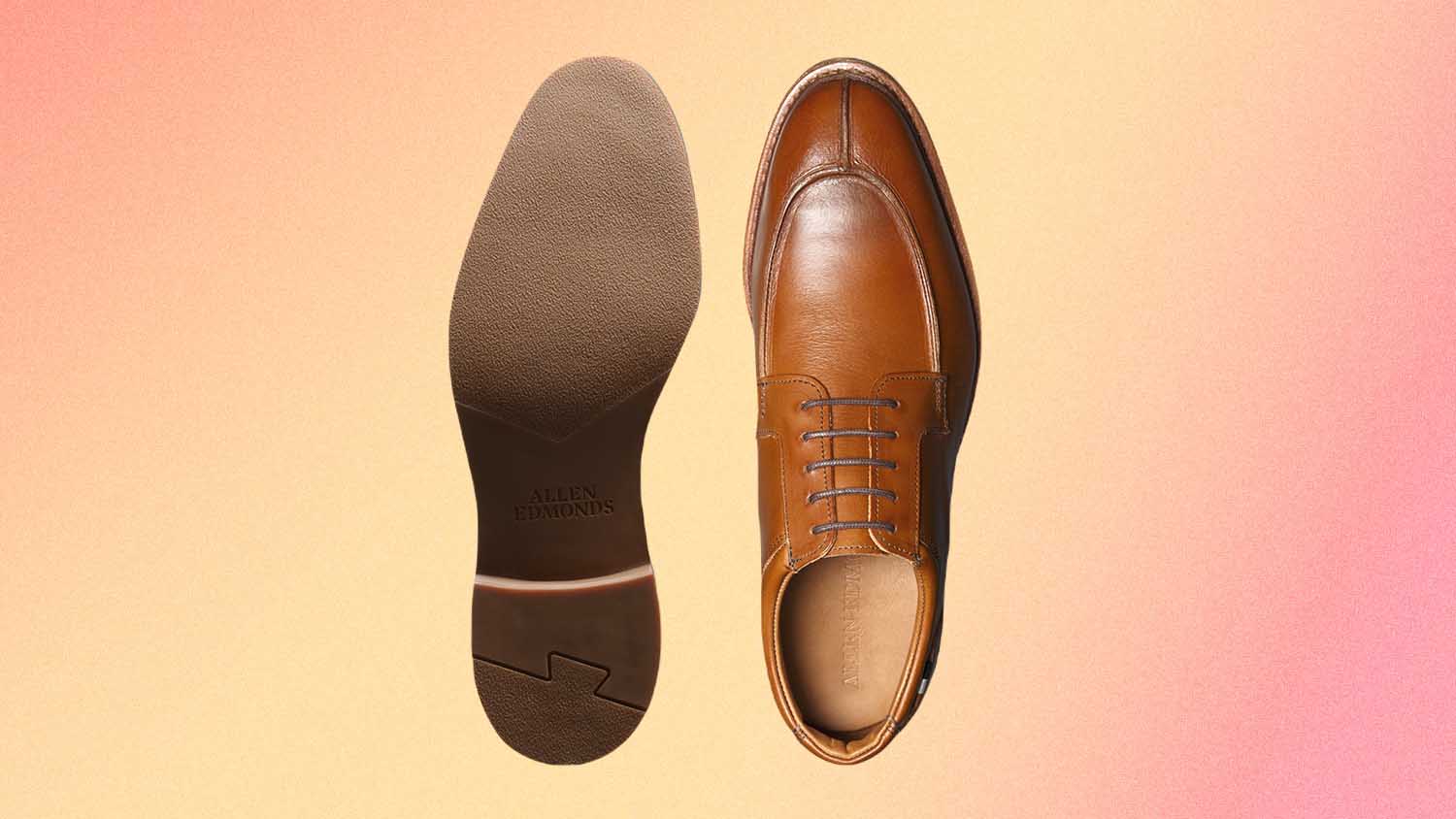 A pair of Denali Split-toe Derby, now on sale Allen Edmonds