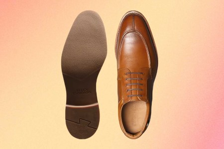 A pair of Denali Split-toe Derby, now on sale Allen Edmonds