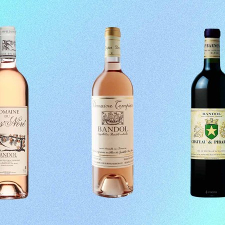 Three bottles of wine from Bandol