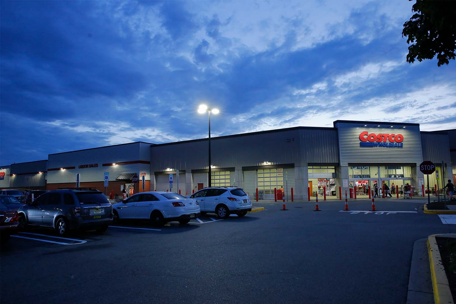 Costco at dusk