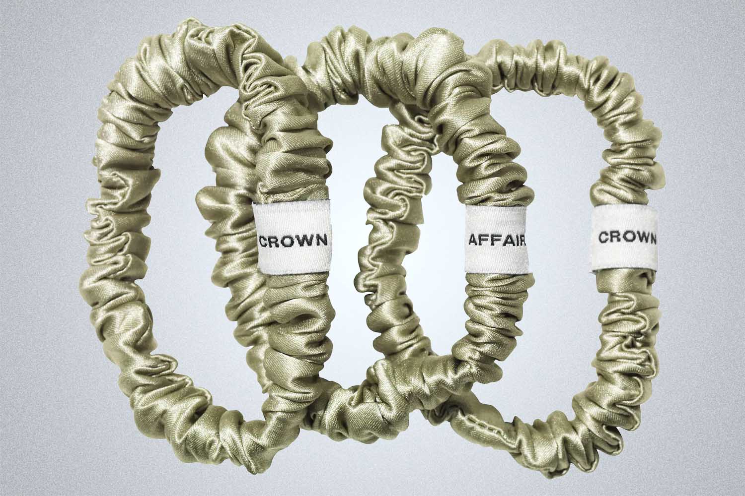 Crown Affair Silk Scrunchie