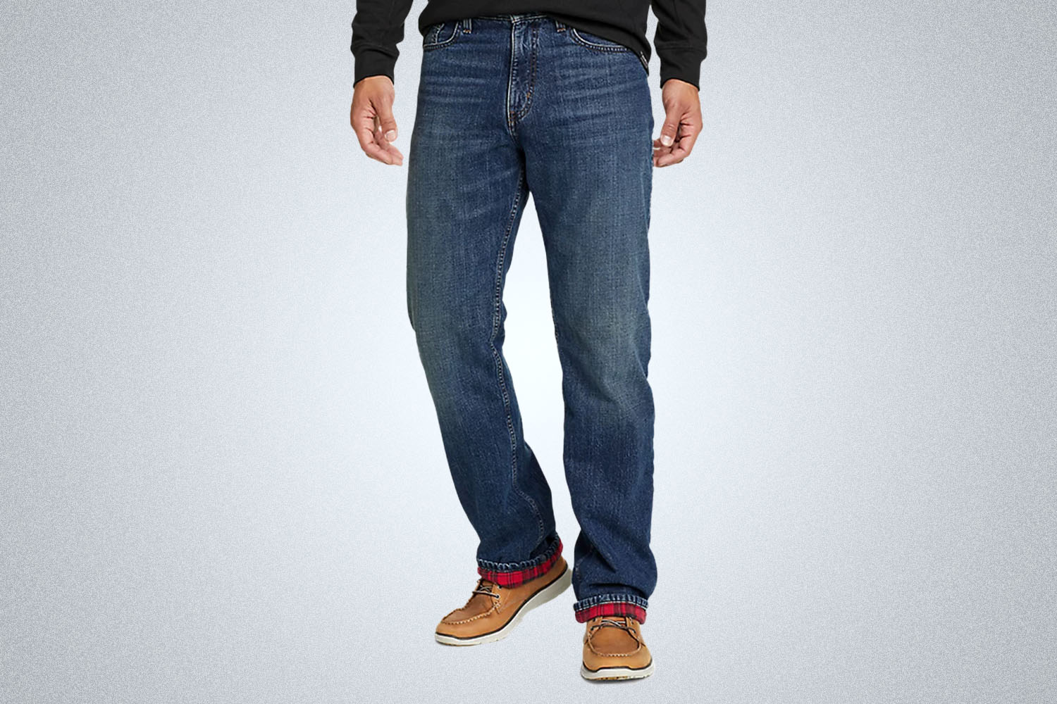 Eddie Bauer Flannel-Lined Flex Jeans