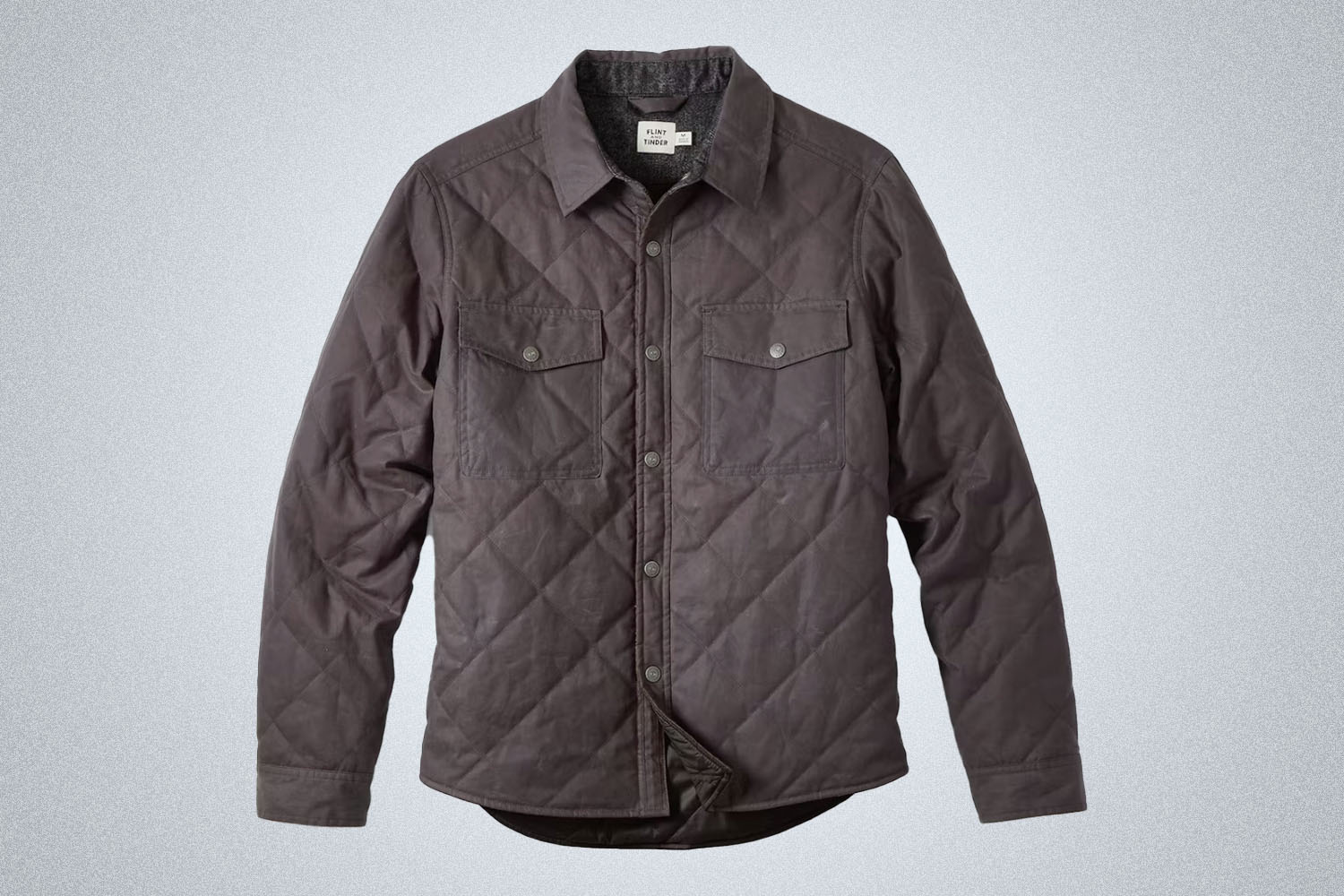 Flint and Tinder Quilted Waxed Shirt Jacket