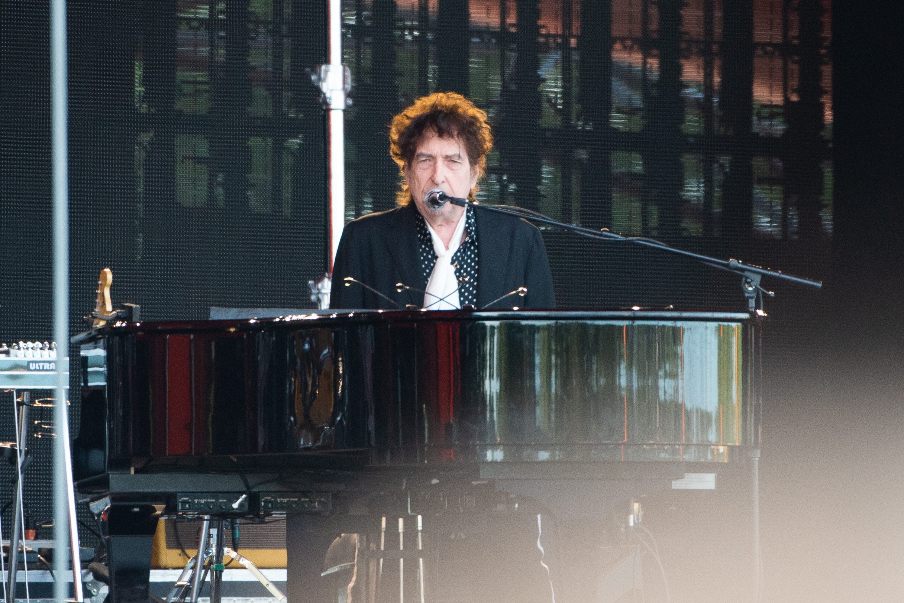 Bob Dylan performs on Day 5 of Roskilde Festival on July 3, 2019 in Roskilde, Denmark.