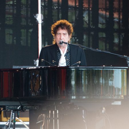 Bob Dylan performs on Day 5 of Roskilde Festival on July 3, 2019 in Roskilde, Denmark.