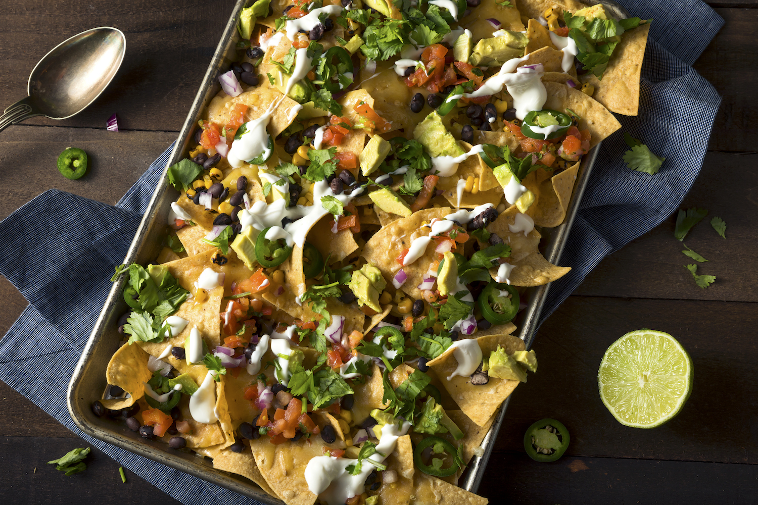 Homemade Loaded Sheet Pan Nachos