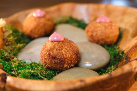 Bardea Steak's turducken croquettes.