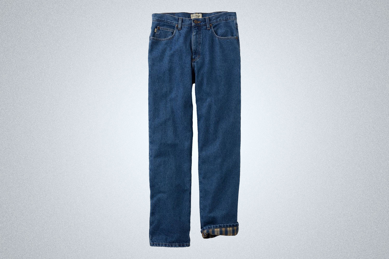 L.L. Bean Classic-Fit Flannel-Lined Double L Jeans