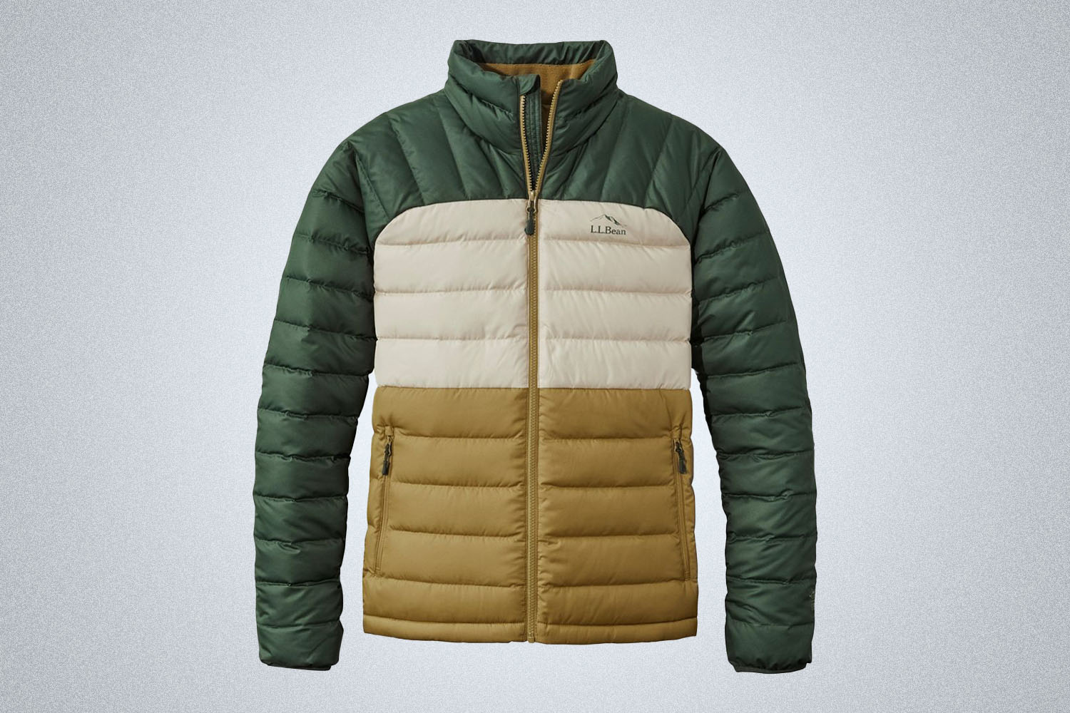 L.L. Bean Colorblock Down Jacket