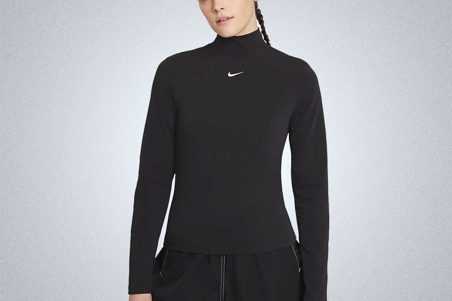 Nike Sportswear Collection Essentials Women’s Long-Sleeve Mock Top