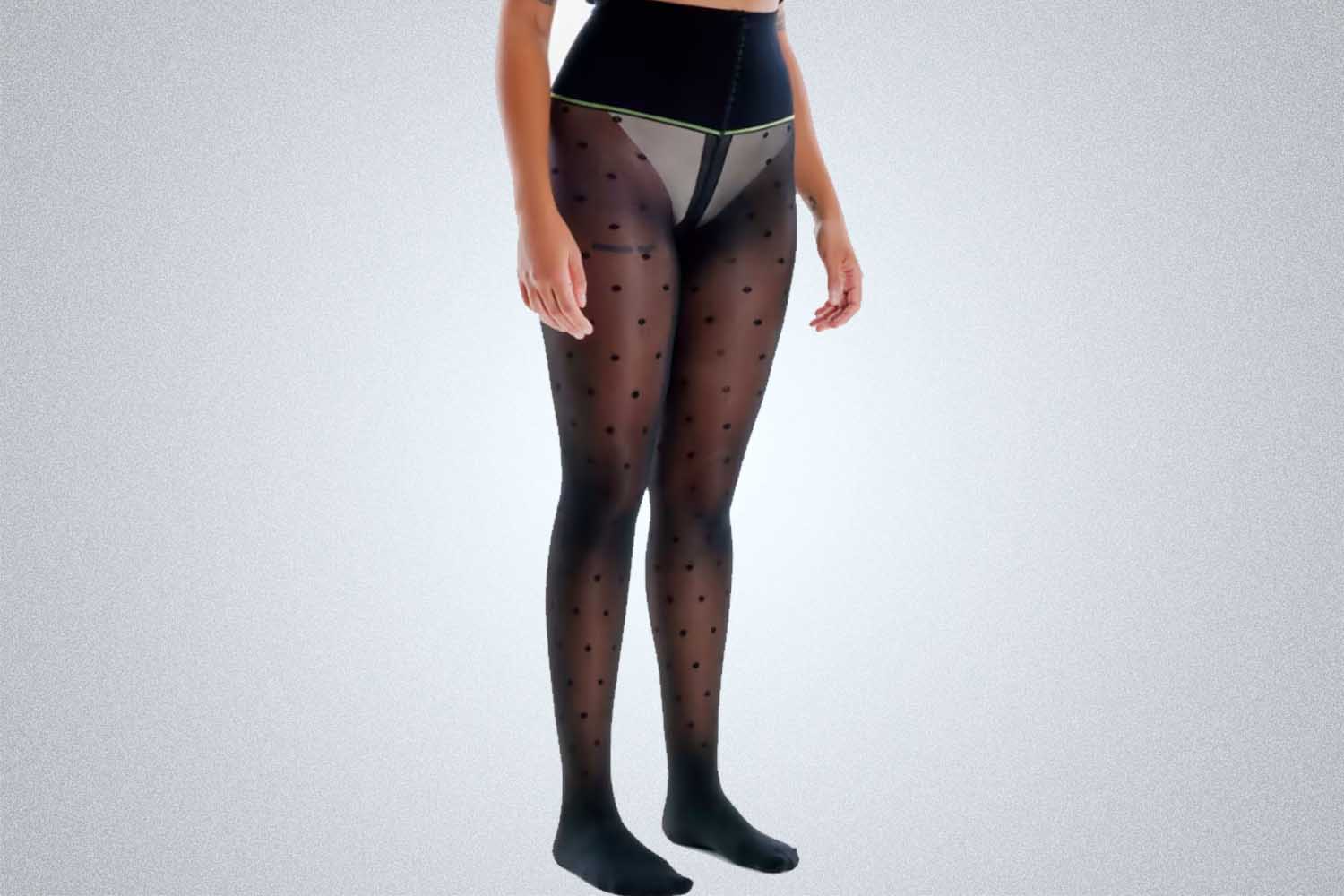 Sheertex Polka Dot Sheer Rip-Resist Tights