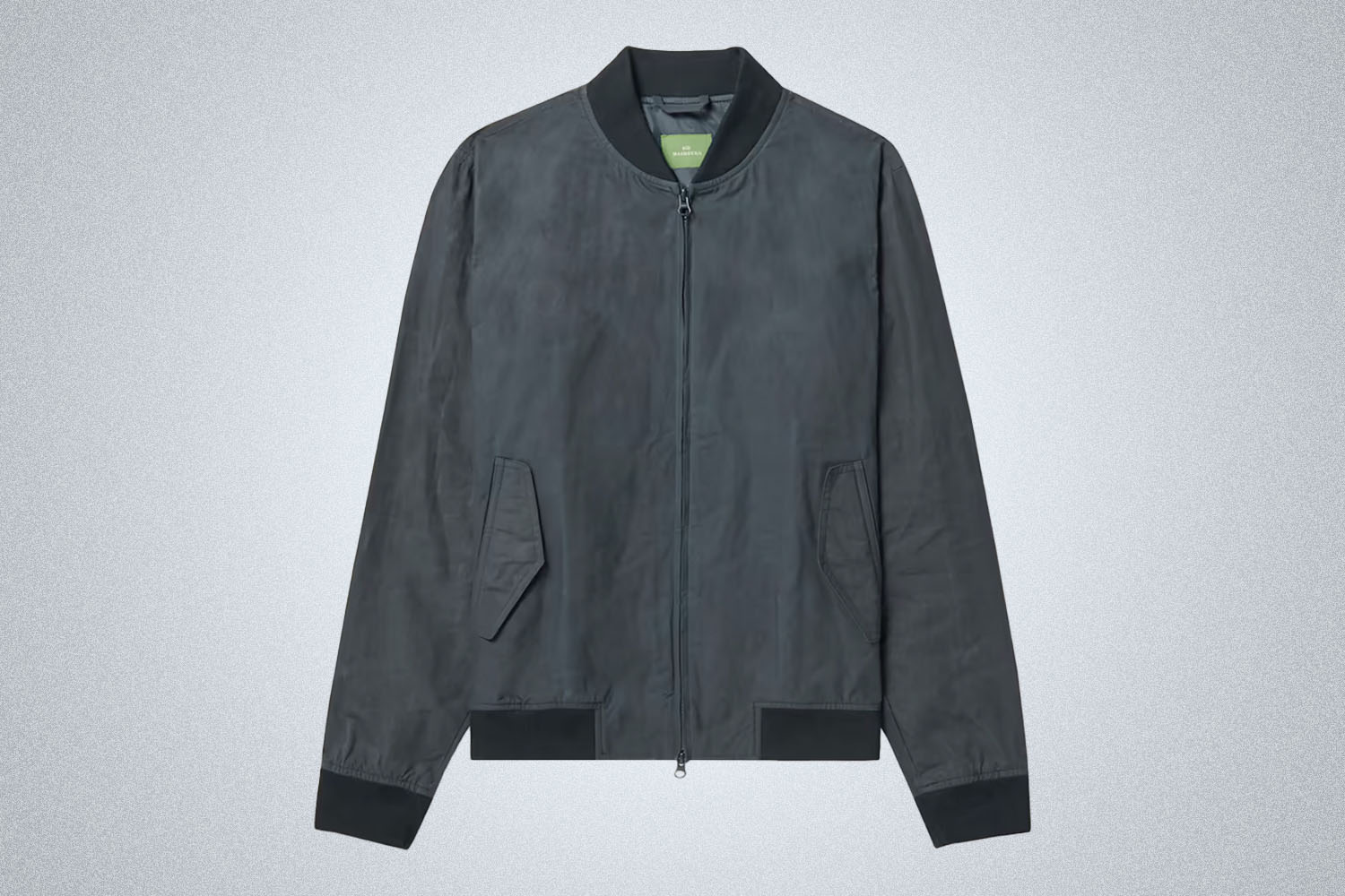 Sid Mashburn Waxed-Cotton Bomber Jacket