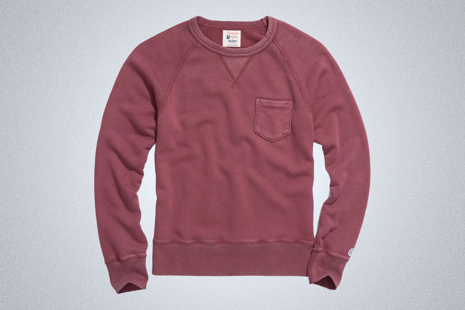 Todd Snyder Sun-Faded Midweight Pocket Sweatshirt