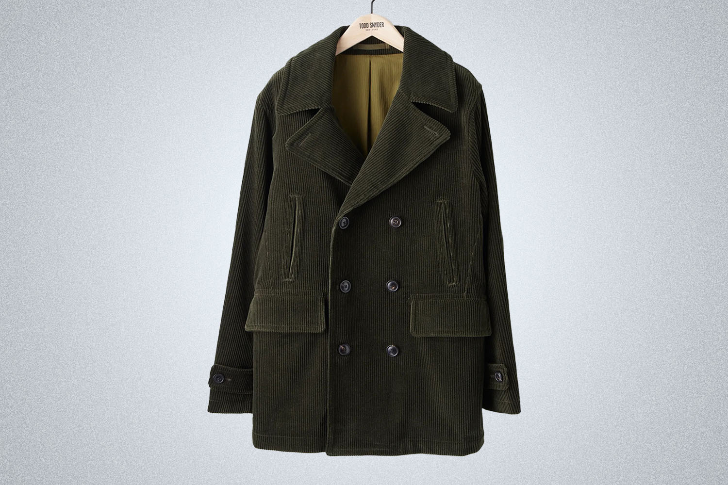 Todd Snyder Italian Corduroy Peacoat