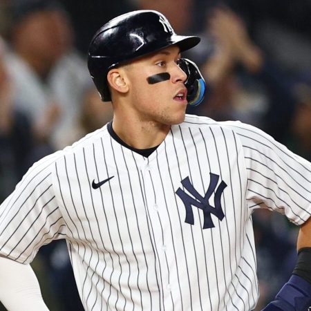 Aaron Judge at the American League Championship Series. He's the top MLB free agent, but who are the players next in line?