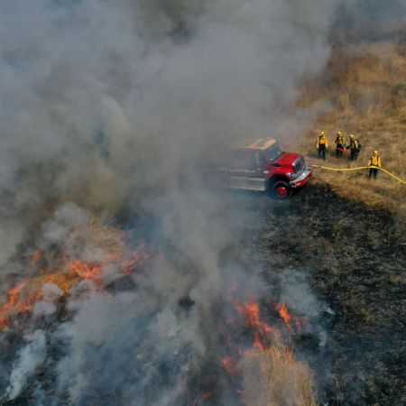 Controlled burn test