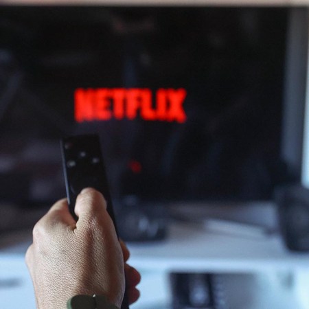 A user connects to the Netflix streaming platform on a TV. Here's what the service's new Basic With Ads subscription is like.