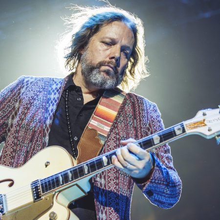 Rich Robinson of The Black Crowes performs at Wizink Arena in Spain.